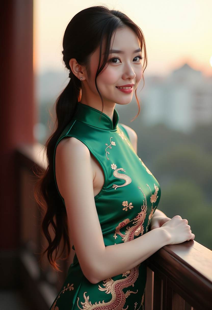 窗边夜色与城市灯光